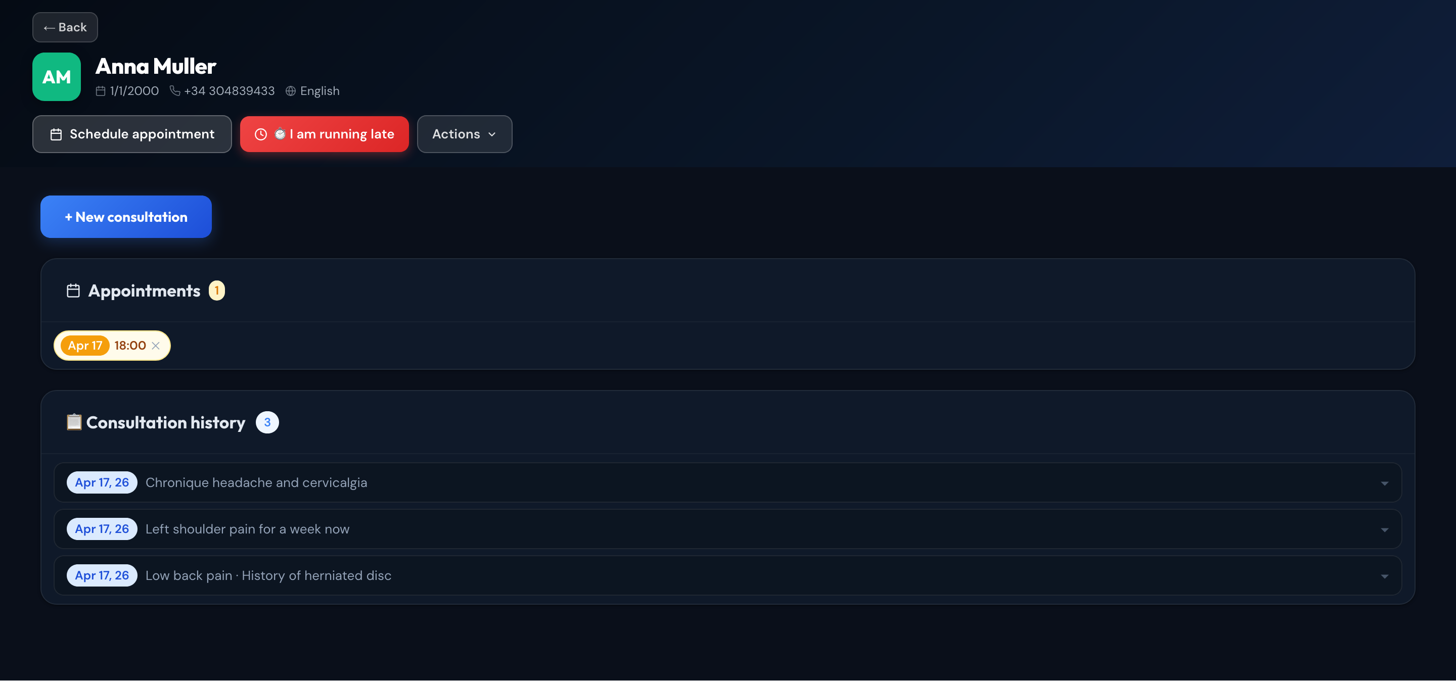 Medikor Patient File